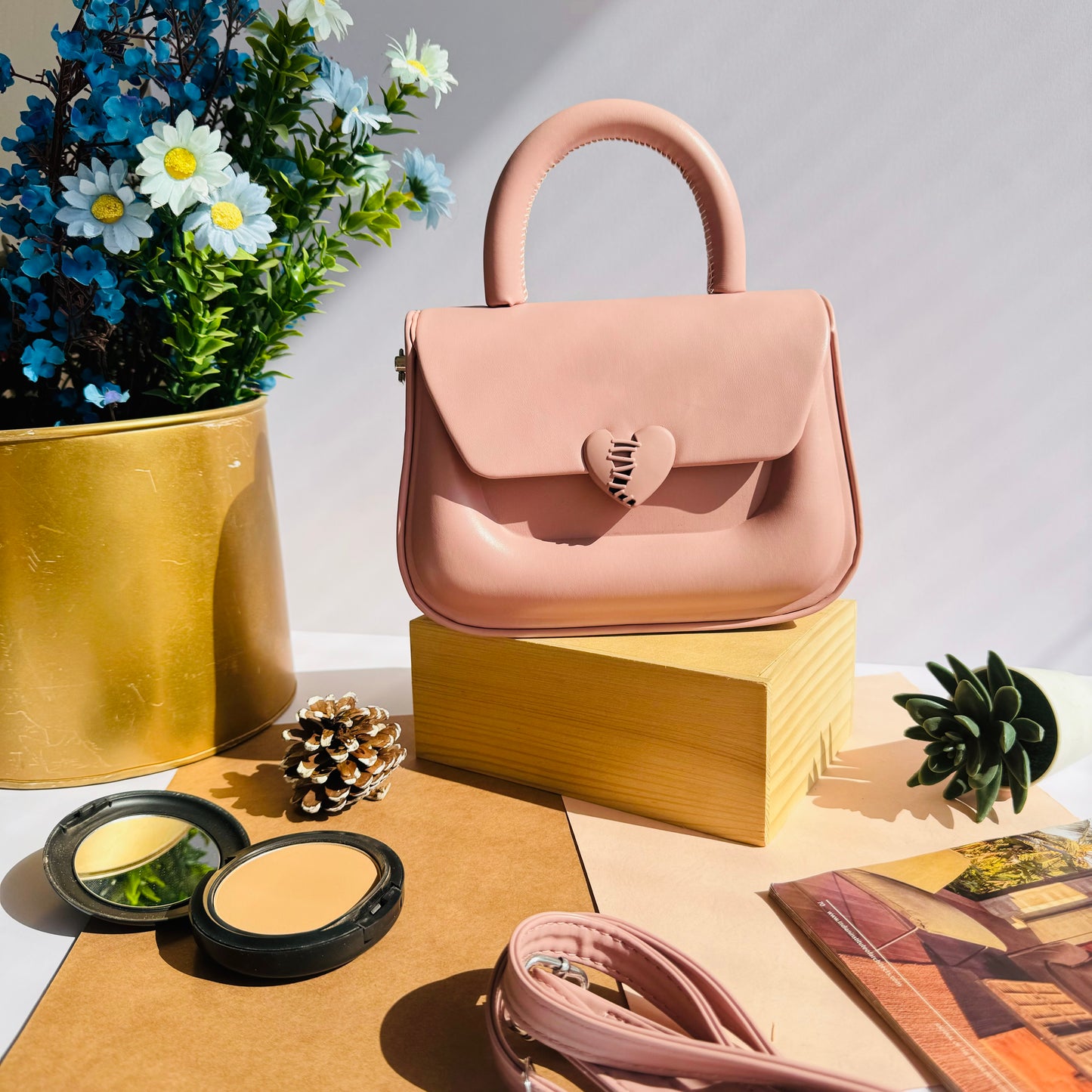 Heart Pink Bag