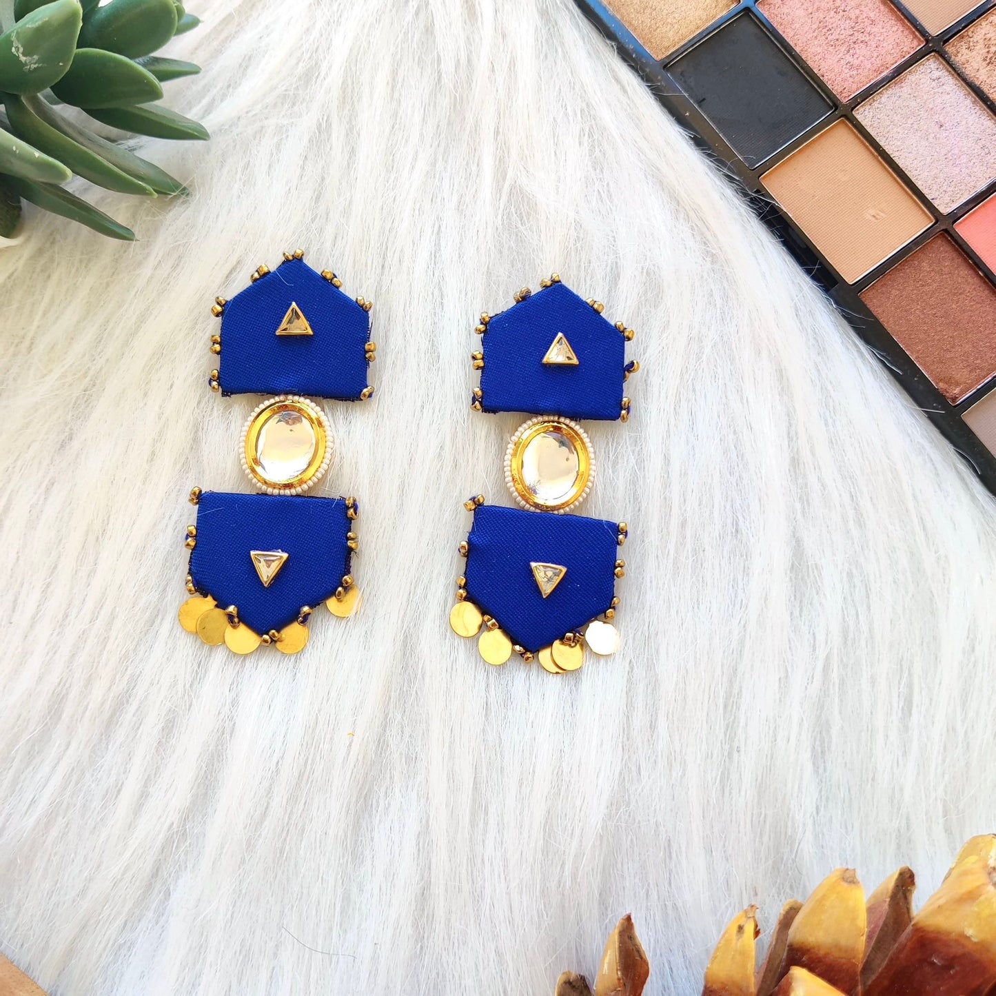 Rajwadi Kundan Earring