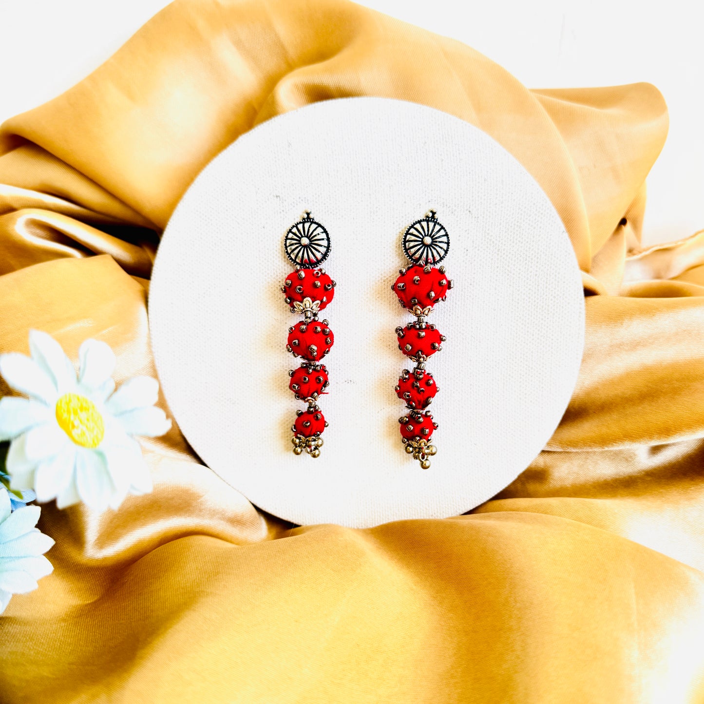 Spring Red Earring