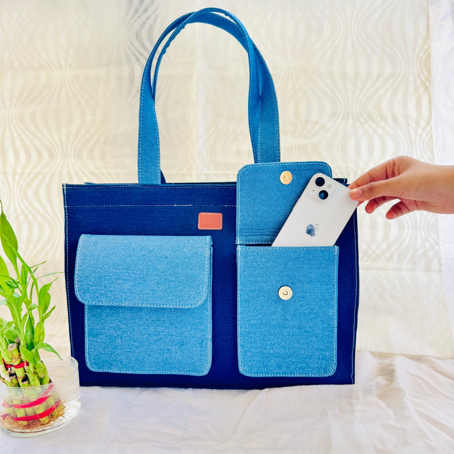 Blue Depth Tote Bag