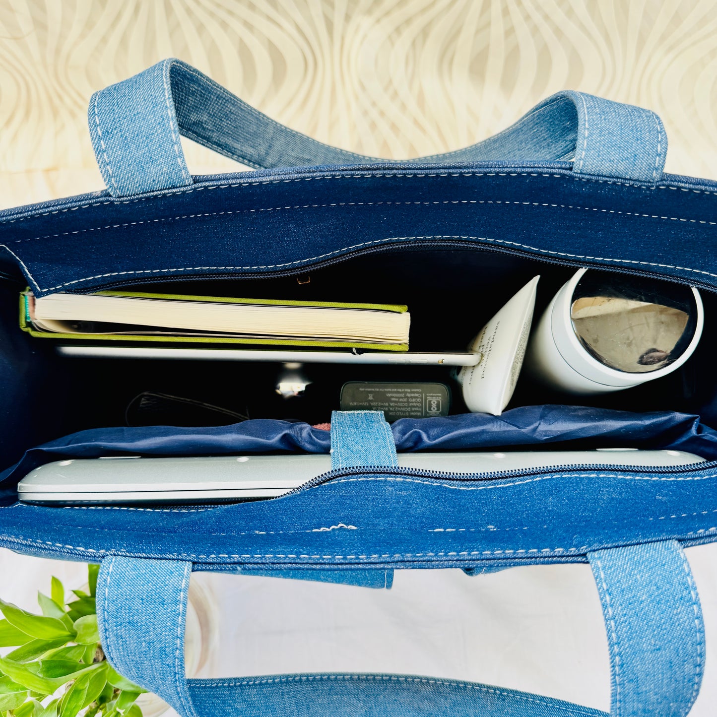 Blue Depth Tote Bag