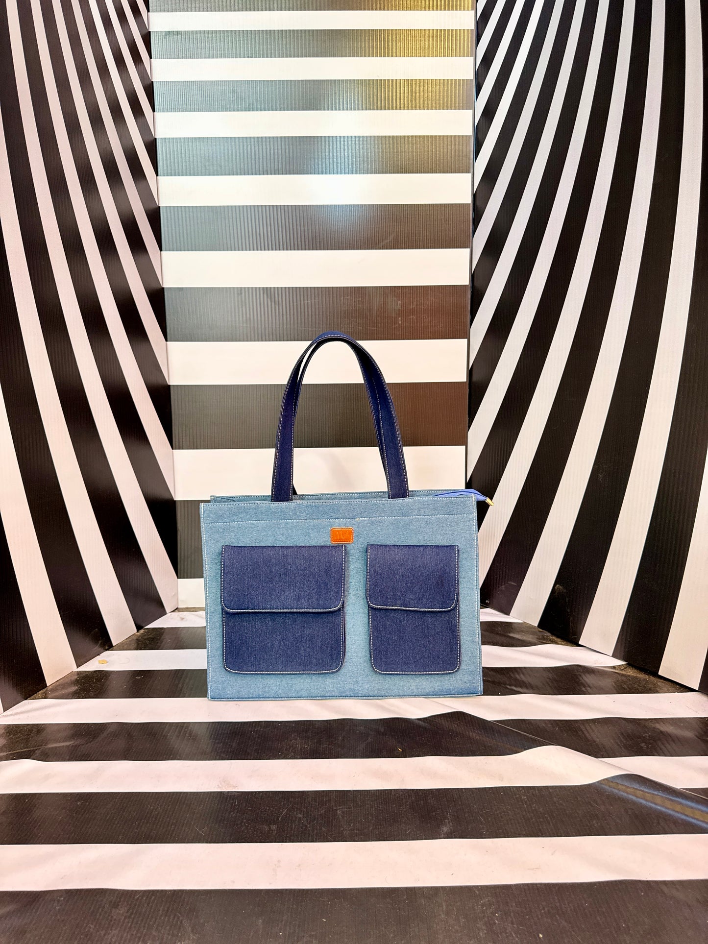 Blue Depth Tote Bag