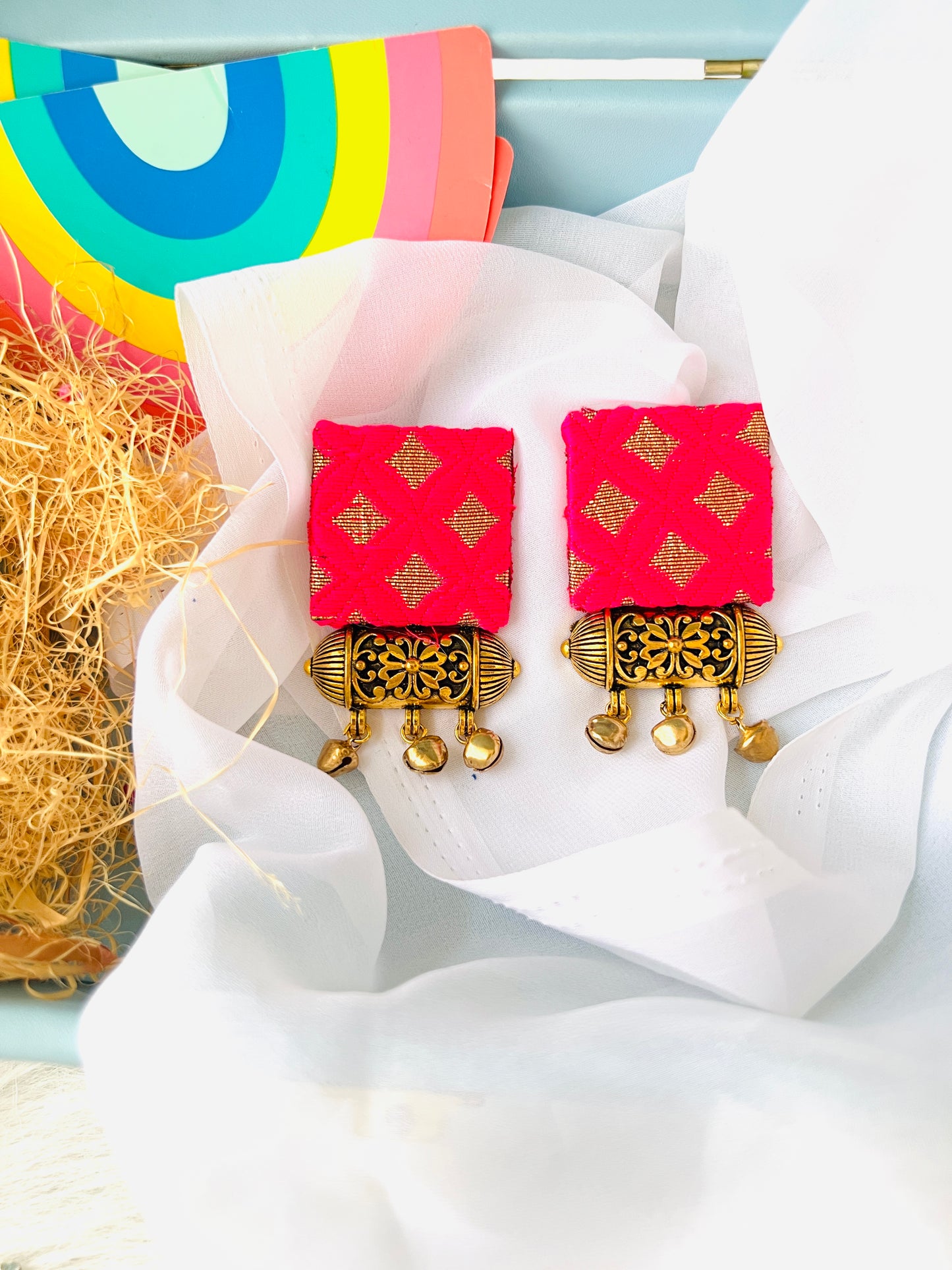 Pink Golden Earing