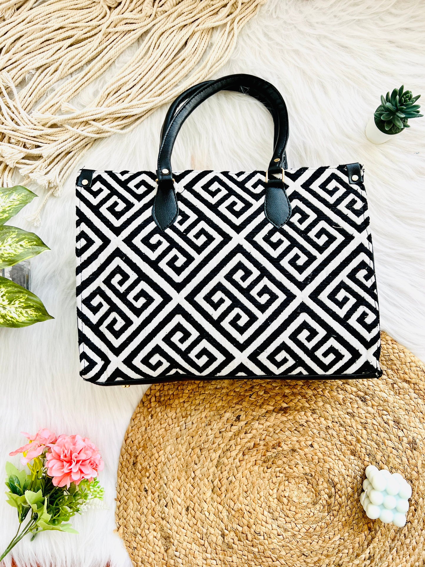 Square Tote box Bag