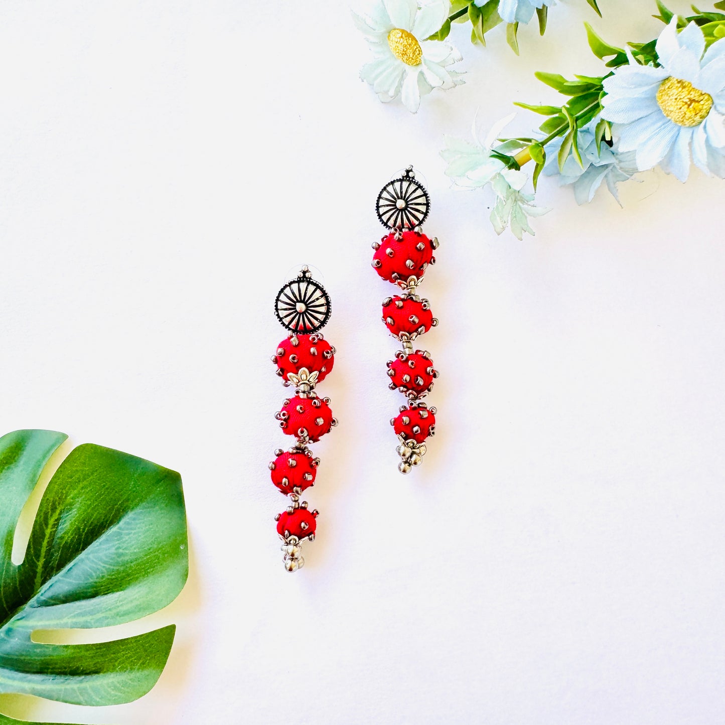 Spring Red Earring
