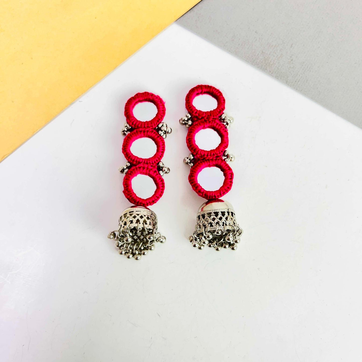 Mirror Pink Earring