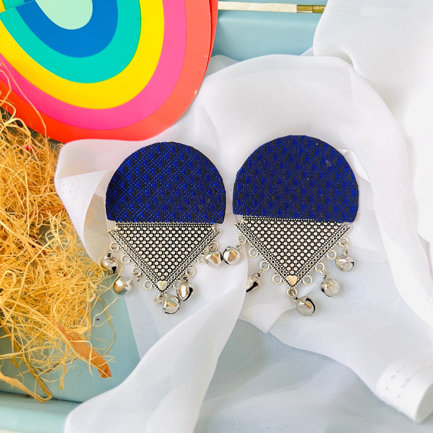 Blue Khun Earing