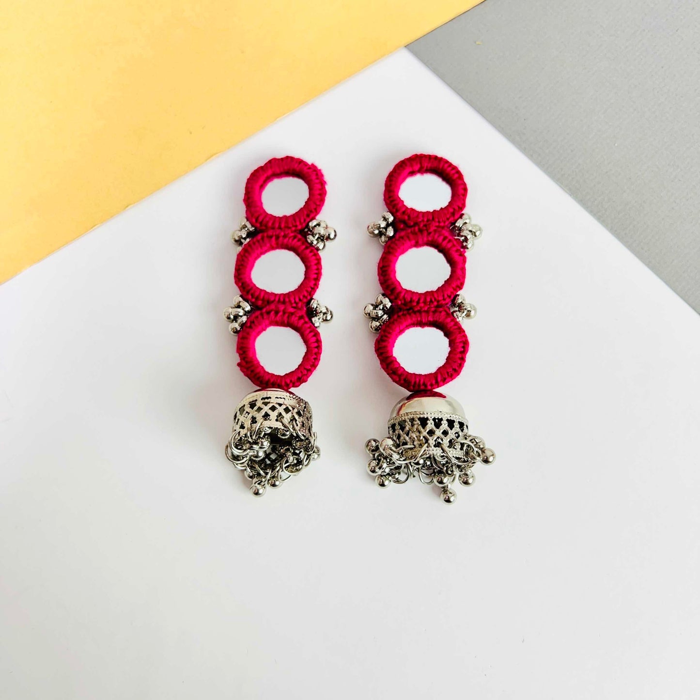 Mirror Pink Earring