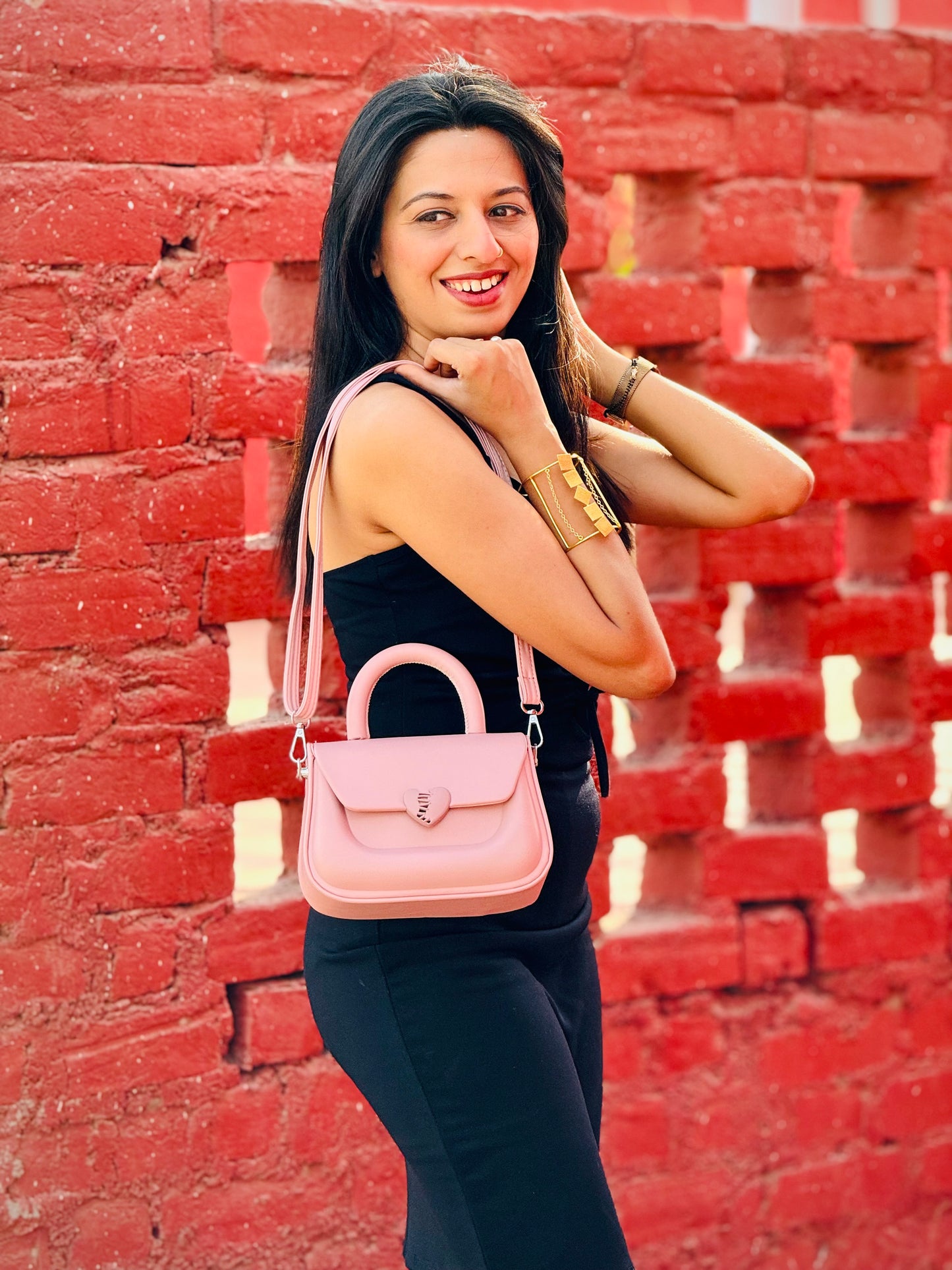 Heart Pink Bag