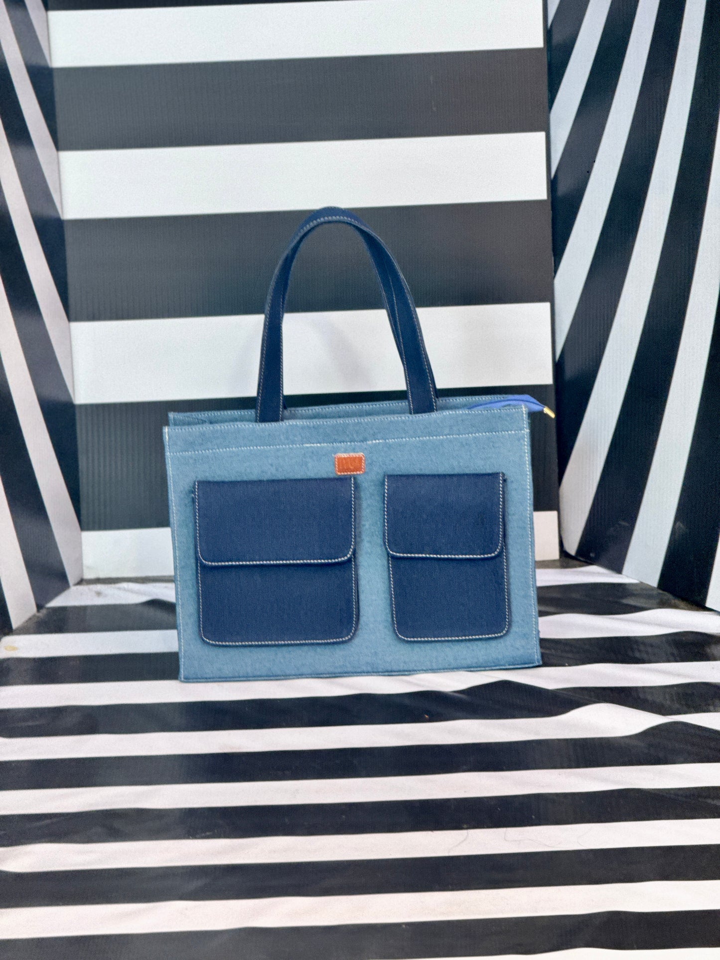Blue Depth Tote Bag