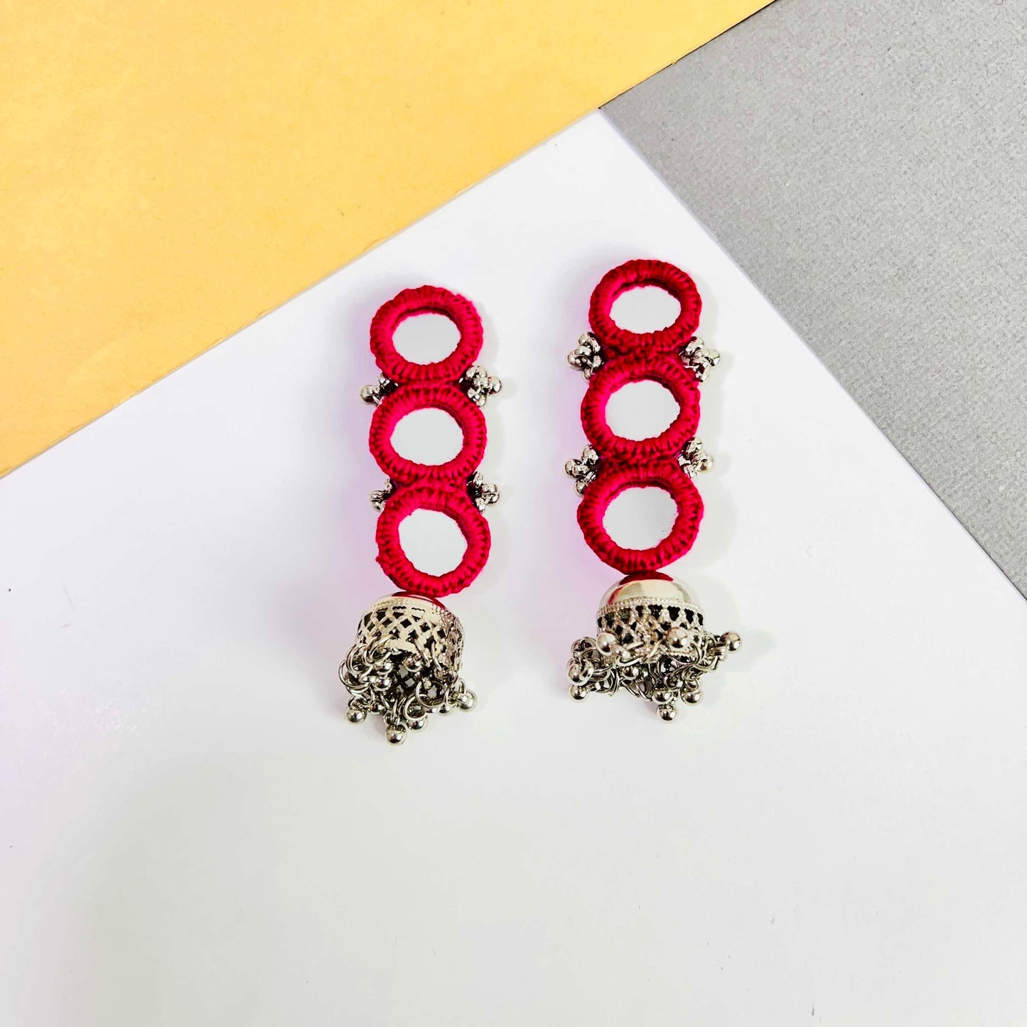 Mirror Pink Earring