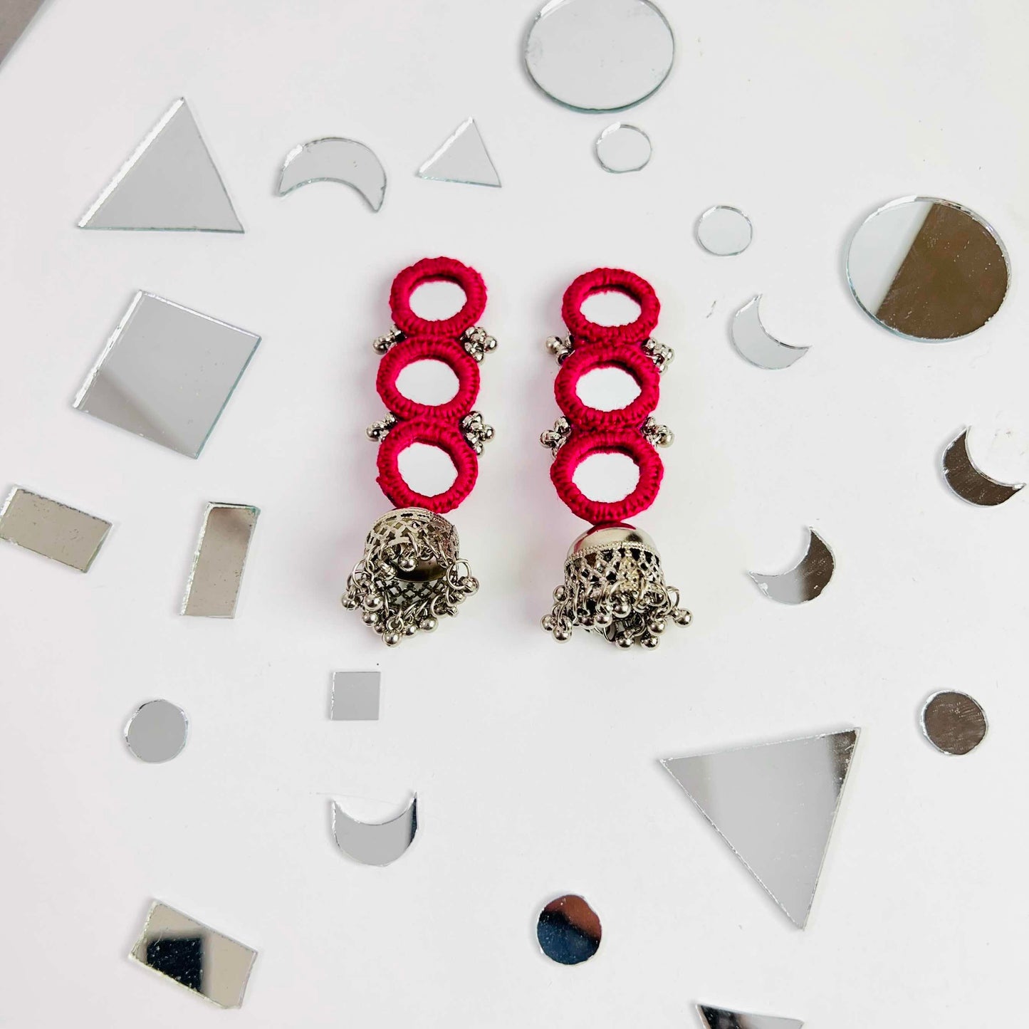 Mirror Pink Earring