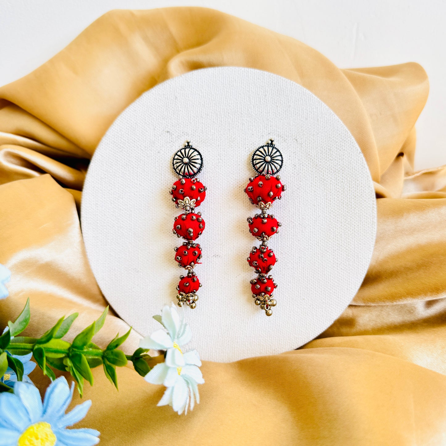 Spring Red Earring