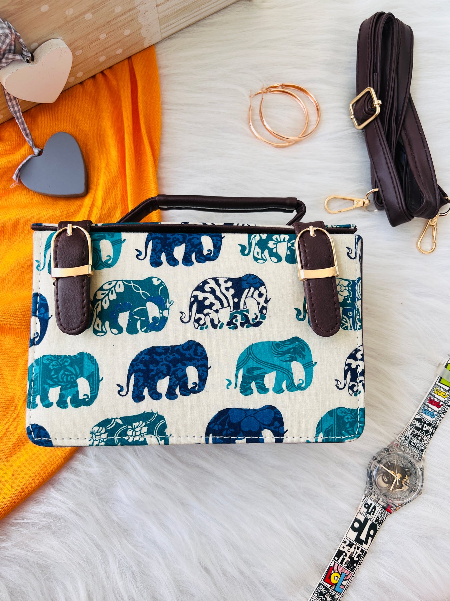 Elephant Box Sling Bag