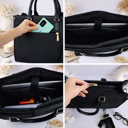 Black Canvas Tote Bag