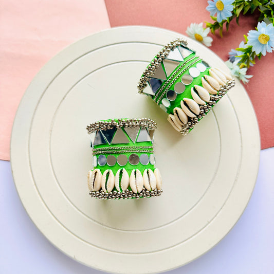 Green Mirror Handcuff