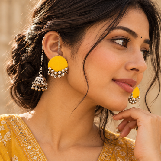 Yellow Kan Earring