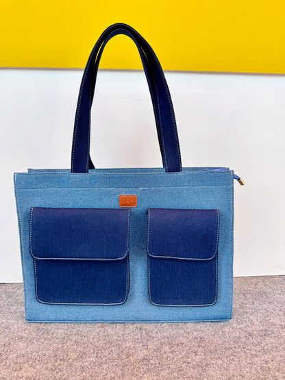 Blue Depth Tote Bag