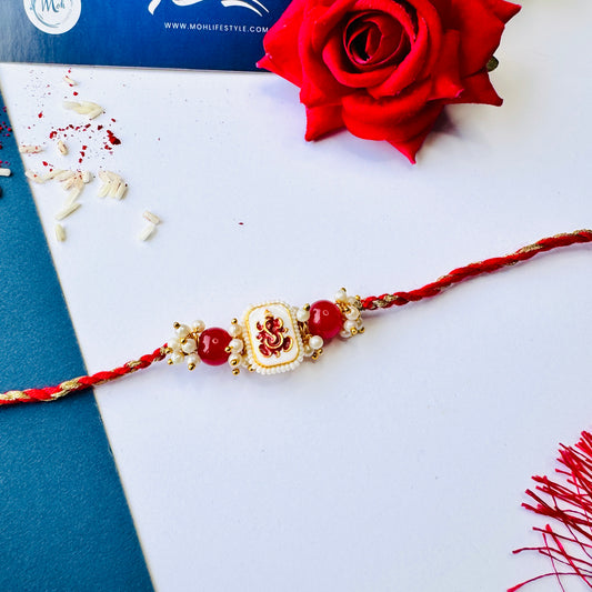 Ganesha Red Rakhi
