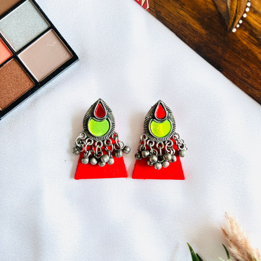 Mirror Afghani Earring