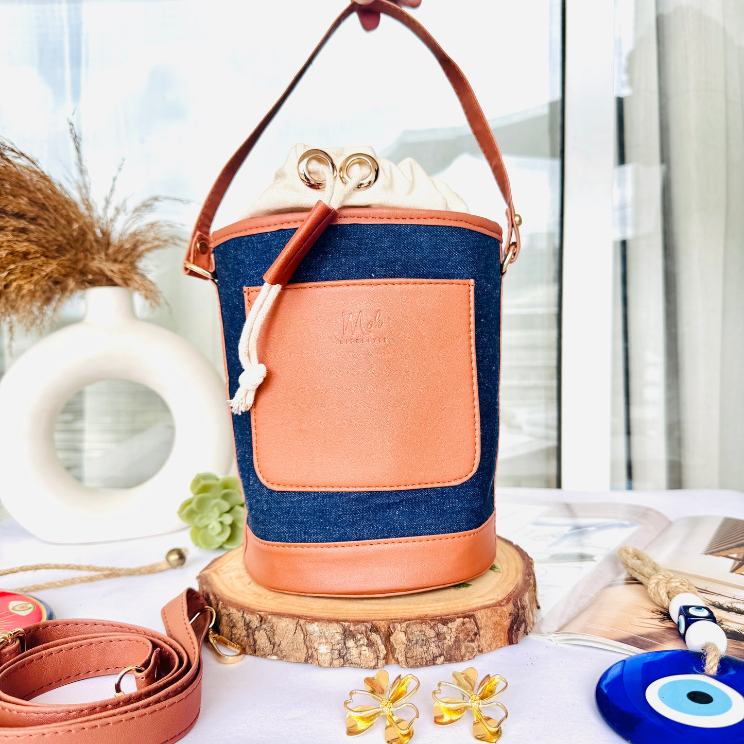 Denim Daze Bucket Bag