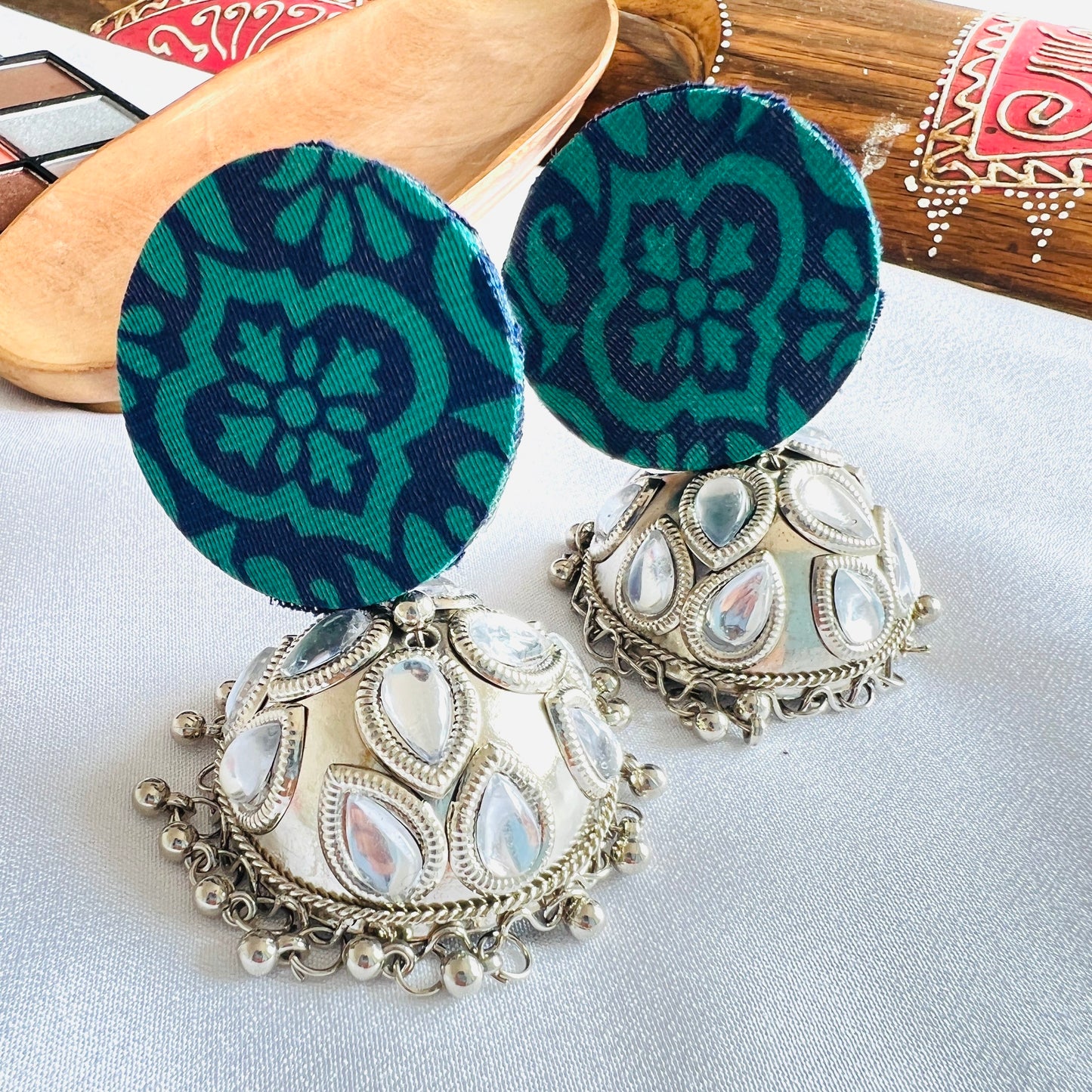 Mirror Light Weight Jhumki