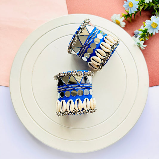 Blue Mirror Handcuff