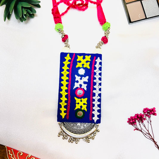 Katchi Embroidery  Necklace