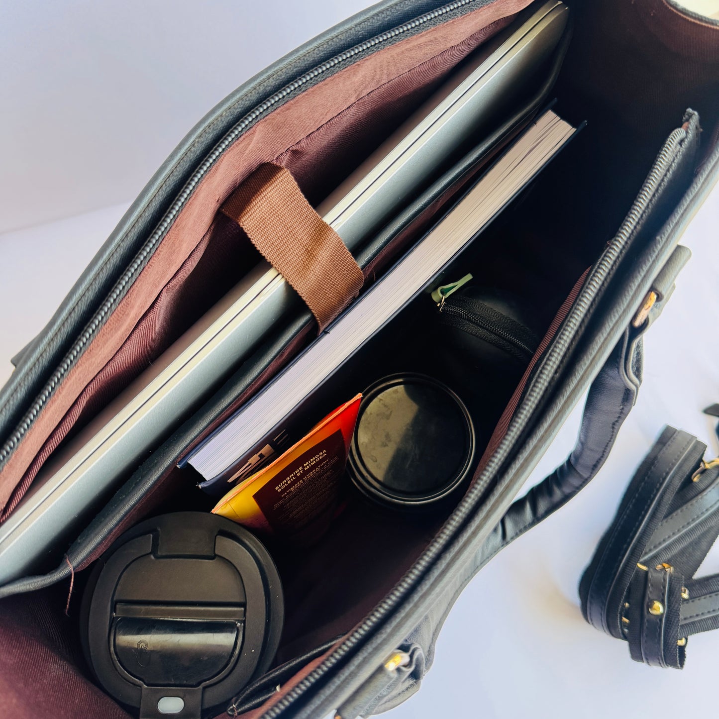 Black Canvas Tote Bag