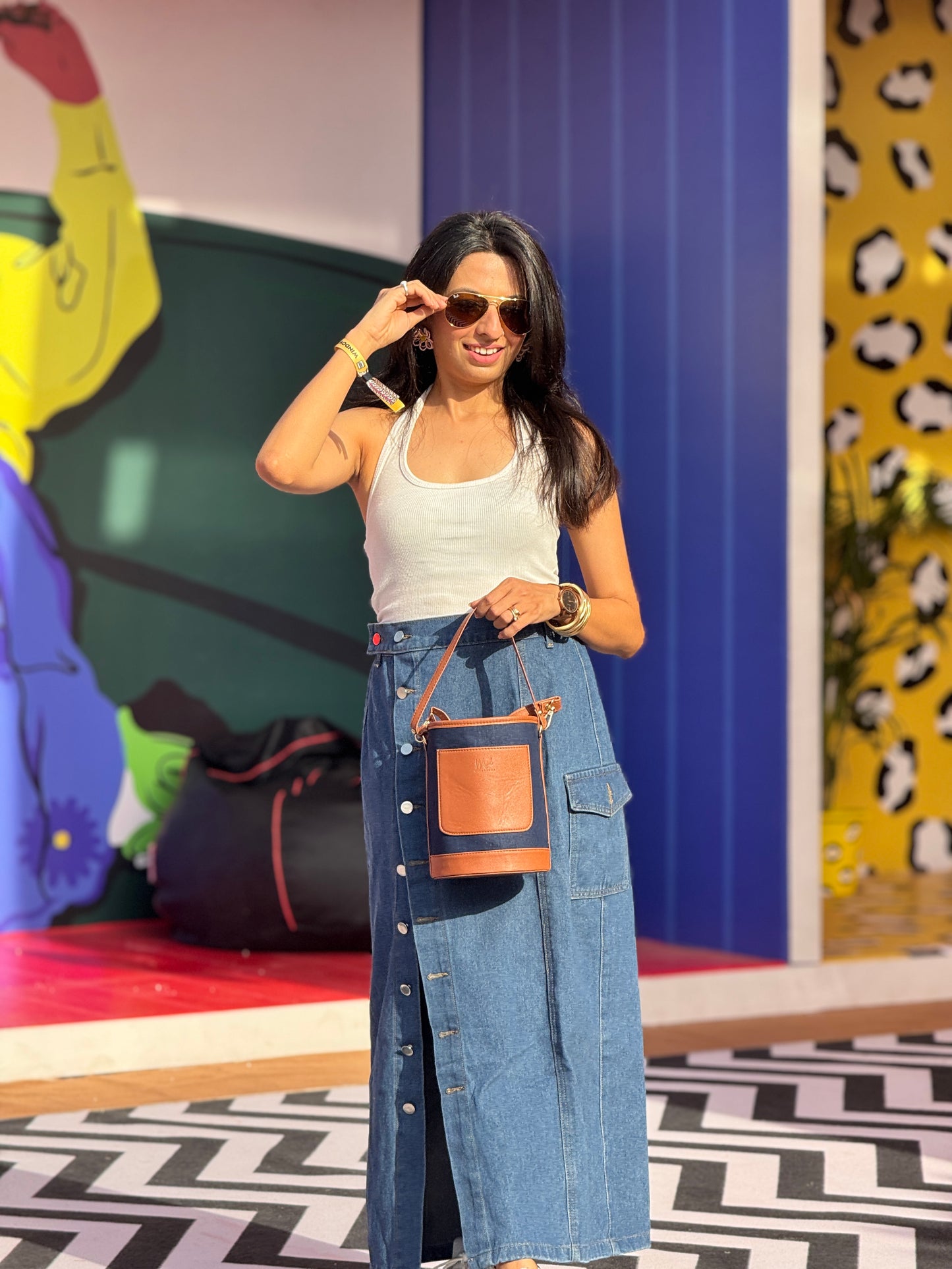 Denim Daze Bucket Bag