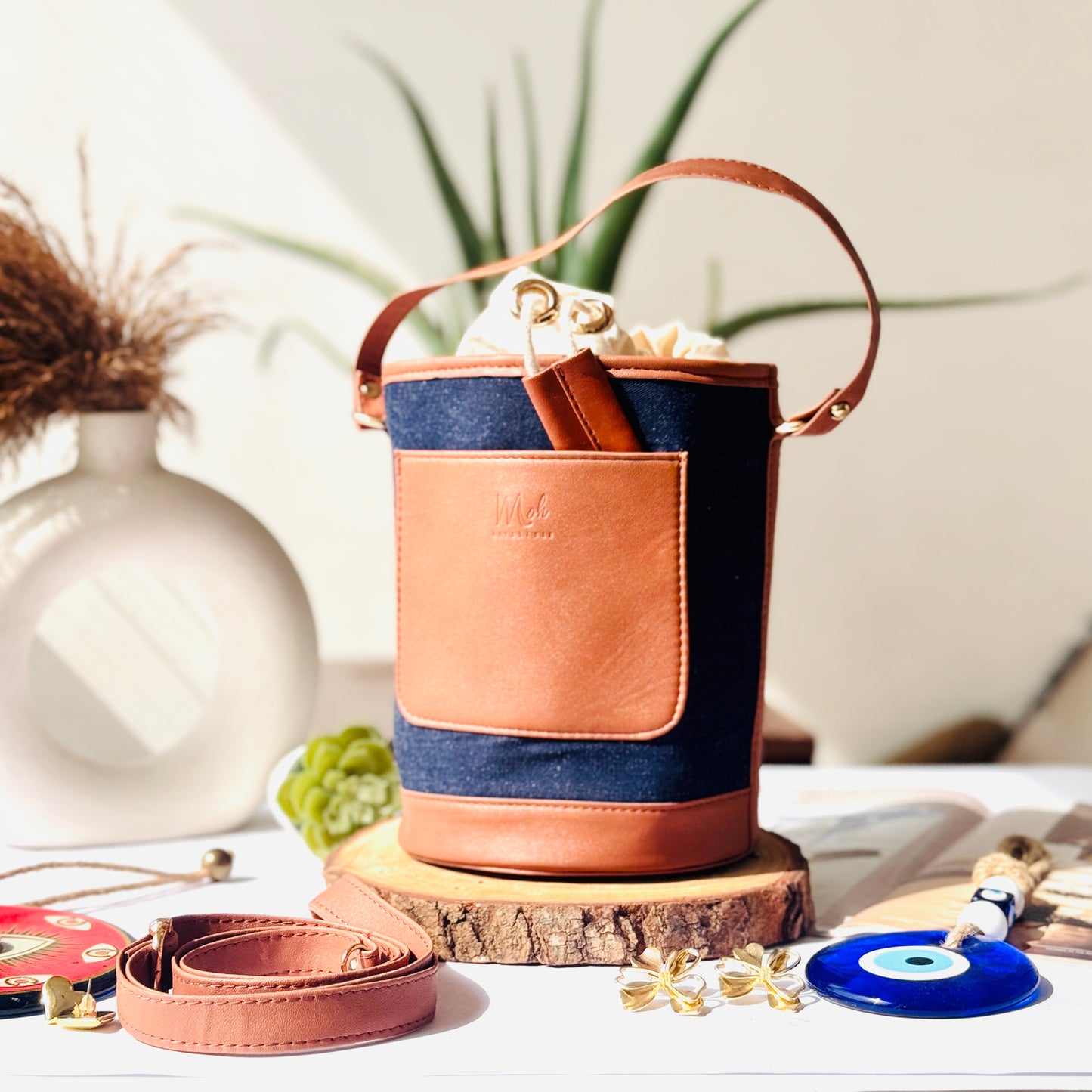 Denim Daze Bucket Bag