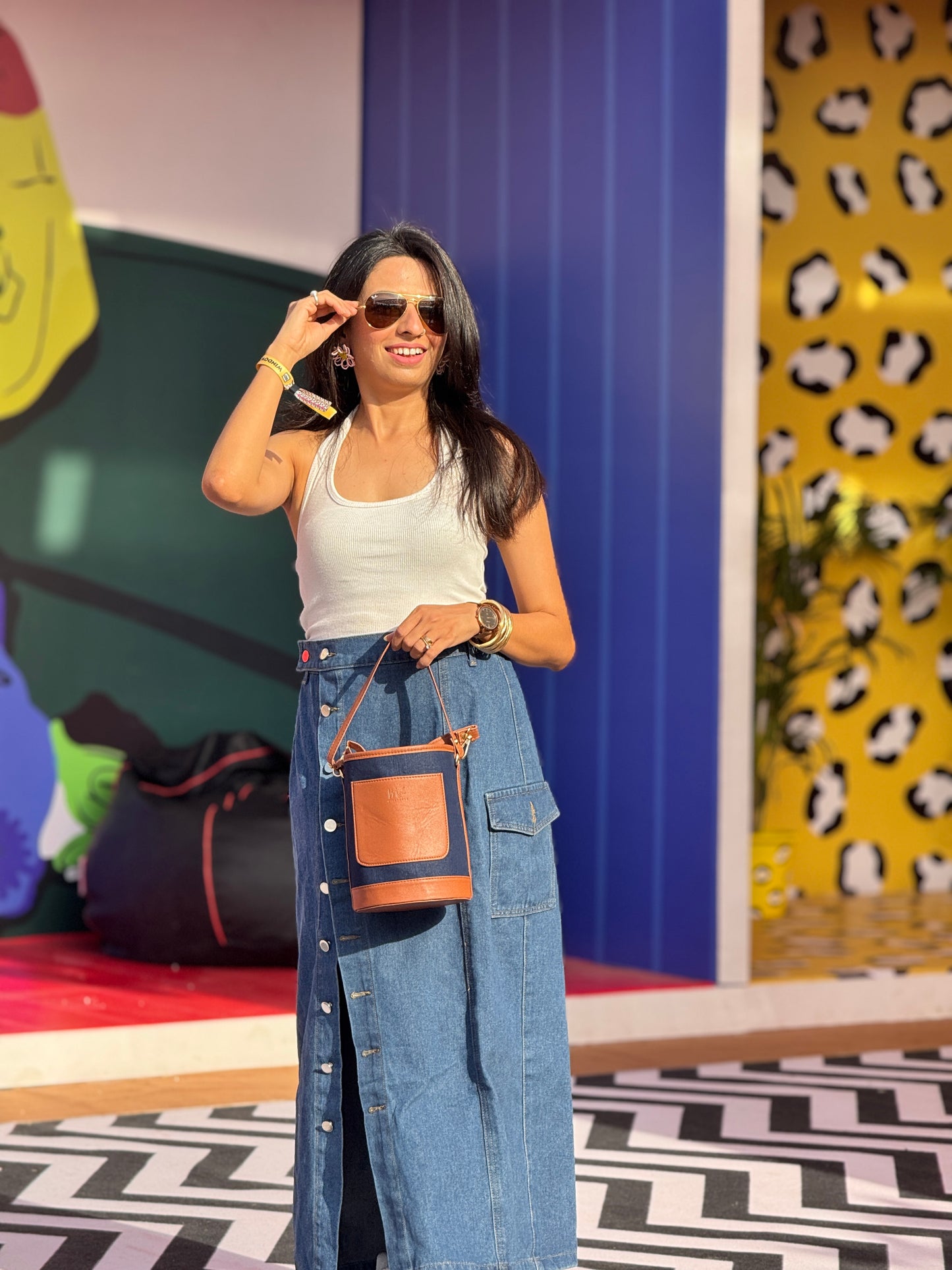 Denim Daze Bucket Bag