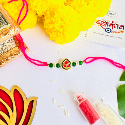 Vibrant Beaded Rakhi